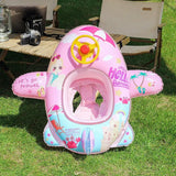 Inflatable Baby Swim Ring with Sun Shade: Toddler Pool Toy for Outdoor Fun image 15