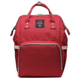Diaper Bag Mommy Maternity Nappy Bags Large Capacity - Red image