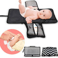 3 in 1 waterproof baby diaper changing pad and bag set for hygienic nappy changes at home and on the go.