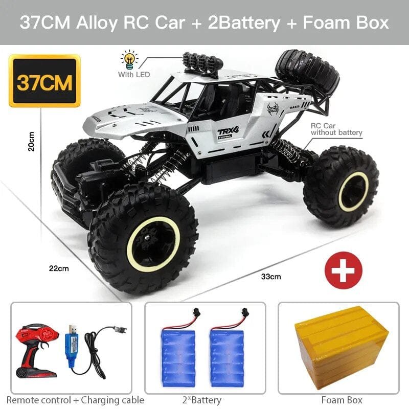 1:12 4WD RC Car with LED, 2.4G Buggy Off-Road Truck for Kids image 13