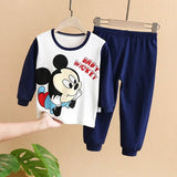 2pcs Minnie Mouse Baby Set: Cotton Winter Pajamas 0-2Y image 2