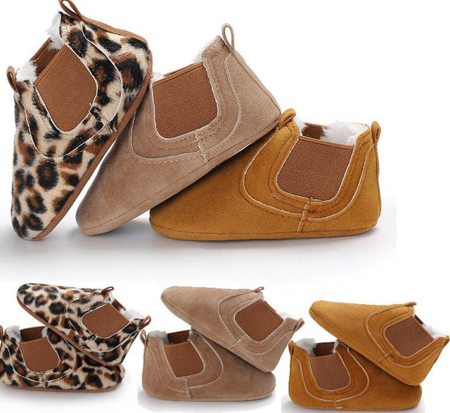 Leopard first walker sneakers shoes image 0
