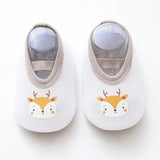 Cute Baby Floor Sock Shoes - Soft Sole, Anti-Skid for 0-4Y Kids image