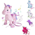 35cm Electric Walking Unicorn Plush Toy collection with musical sound for imaginative play and gifting.