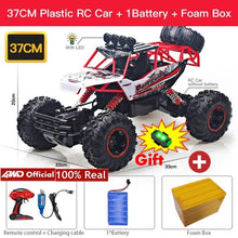 37cm kids 4WD RC off-road buggy with lights and a lightweight plastic body, easy for children to carry and control.
