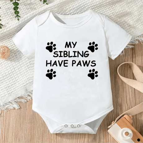 Newborn Letter Print Romper - Unisex 0-12M image 16