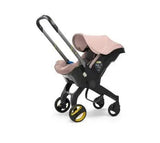 3-in-1 High Landscape Baby Stroller - Newborn Travel System & Cradle - Pink image