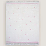 Soft Tassel Children's Carpet - Large Polka Dots Area Rug - Pink-A, 180x280cm image
