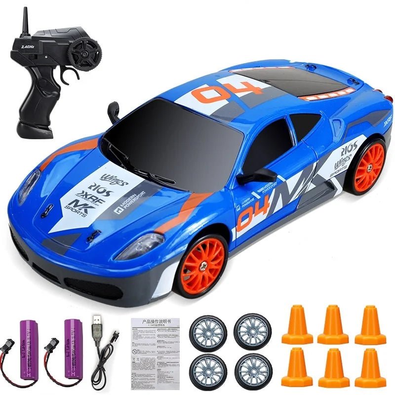 2.4G 4WD RC Drift Car - GTR/AE86 Model Racing Toy for Kids - 09-2B image