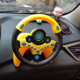 Electric Simulated Steering Wheel Toy - Light & Sound for Toddlers image 3