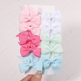 10Pc Cute Bowknot Clips Set for Girls - Handmade Hairpins image 8