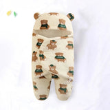 Thick Fleece Newborn Sleep Bag with Cotton Lining image