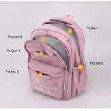 Kawaii Waterproof School Backpack for Girls: Large, Stylish Bookbag image 5