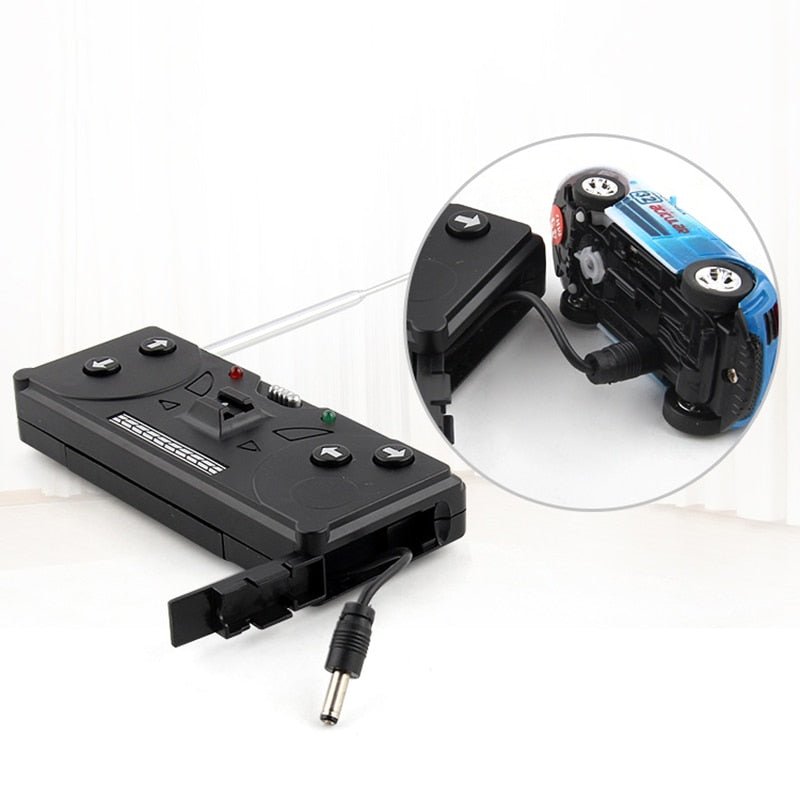 Black electronic device with connectors on a white background