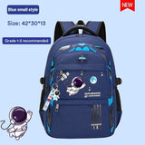 Orthopedic Kids' School Backpack: Waterproof, Boys' Primary Bag - Small blue image