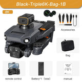 New P8 Pro 4K Drone - Obstacle Avoidance, 8K Dual Camera, Foldable Quadcopter - Black-6K-Bag-1B image