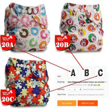 Baby Washable Reusable Cloth Pocket Nappy Diaper - 20, A image