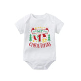 Newborn Letter Print Romper - Unisex 0-12M image 7