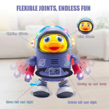 Musical Baby Duck Robot - Electric Dancing Toy with Lights &amp; Sounds image 2