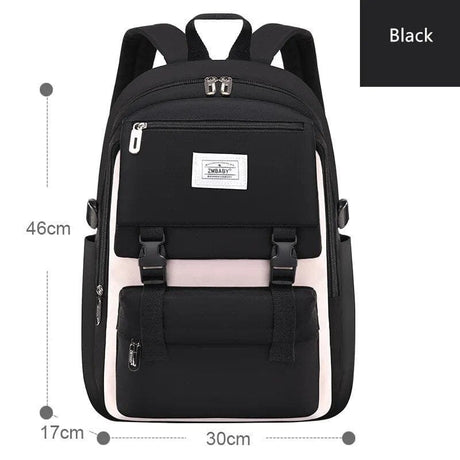 Waterproof High School Backpack for Girls: Spacious, Quality Campus Bag image 8
