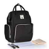 Stroller Waterproof Outdoor Travel Diaper Bags - 10056B Black image