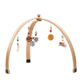 Baby Wooden Play Gym with Hanging Sensory Mobile Toys image 16
