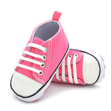 Classic Canvas Newborn Baby Boys Girls First Walkers Toddler Soft Sole Anti-slip Shoes image 4