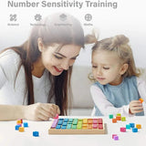 Montessori Wooden Multiplication Table: Math Educational Toy image 2