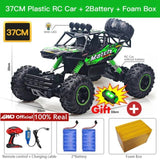 37CM Plastic RC Car with 2 Batteries and Foam Box.