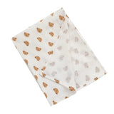 Super Soft Cotton Gauze Muslin Swaddle & Bath Towel - A14, 79x60 cm image