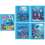 Children's Magic Water Book with underwater scene and colorful illustrations on a white background