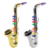 Kids' Portable Toy Saxophone - Plastic Trumpet, Musical Learning image 1
