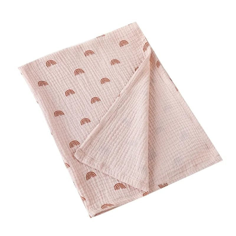 Super Soft Cotton Gauze Muslin Swaddle & Bath Towel - A8, 79x60 cm image