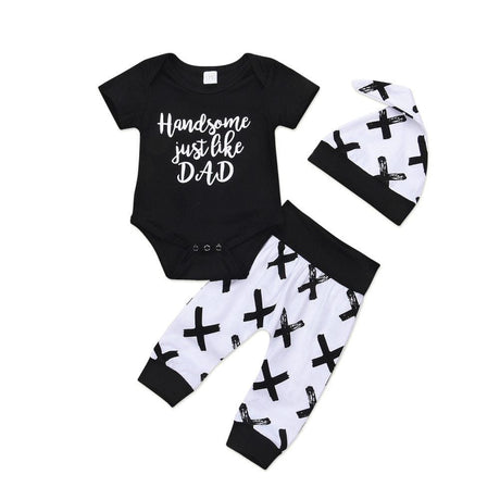 0-24M Toddler Kids Baby Boy 3Pcs Clothes Set image 6