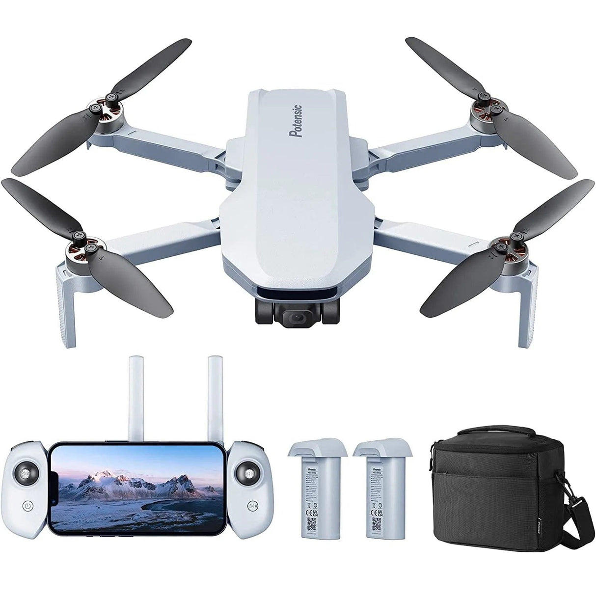 Potensic 4K Mini Drone - GPS, Follow Me, Circle Fly - Kids' Travel Toy image 0