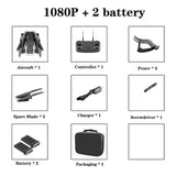 4k HD Wide Angle Camera 1080P WiFi fpv Drone Dual Camera Quadcopter image 7