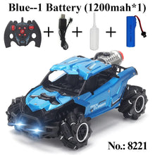 Blue 4WD Rock Crawler Drift RC Car with high-grip tyres for confident climbing and drift turns.