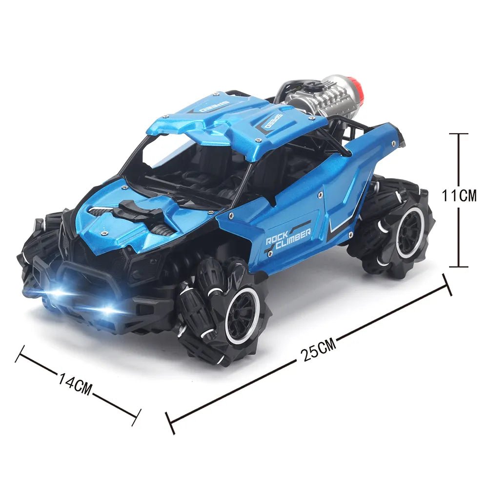 4WD Rock Crawler Drift RC Car size chart to help pick the right off-road vehicle for boys.