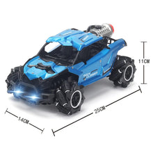 4WD Rock Crawler Drift RC Car size chart to help pick the right off-road vehicle for boys.