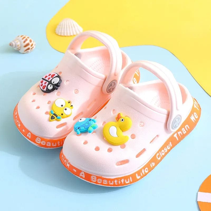 Summer Kids Hole Sandals - Anti-Skid Cartoon DIY Design image
