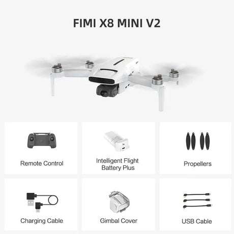 FIMI X8 MINI V2 4K Camera Drone - Lightweight, 250g, 2023 Model image 0