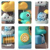 Cartoon Dinosaur Pipe Bath Toy, Baby Shower Water Game Gift image 4
