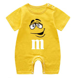 Solid Summer Romper: Short Sleeve Pajama Bodysuit for Infants image 10