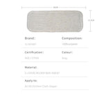 Elinfant 3-Layer Gray Microfiber Diaper Inserts (4/8/10pcs) image 2