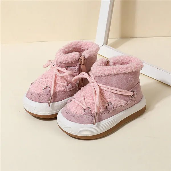 GT-CECD Autumn/Winter Baby Boots - Warm Plush, Rubber Sole image 6