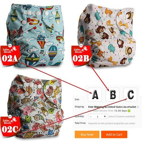 Baby Washable Reusable Cloth Pocket Nappy Diaper image 5