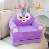 Plush Stuffed Animal Baby Support Seat - Soft Sofa for Learning to Sit image 7