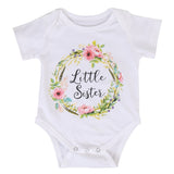 Little & Big Sister Match Jumpsuit Romper and T Shirt Family Outfits image 2