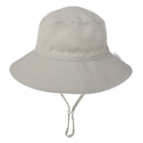 Summer Baby Sun Cap - UV Protection, 0-8 Years, Bucket Style - Beige, 3 to 8 years image