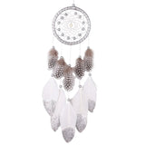 Handmade Indian Dream Catcher with Rattan & Feathers - 22 image